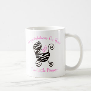 Mug Félicitations pour votre nouvelle petite princesse
