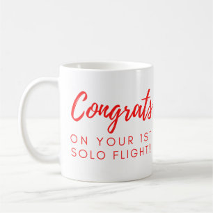 Mug Félicitations pour votre premier vol solo