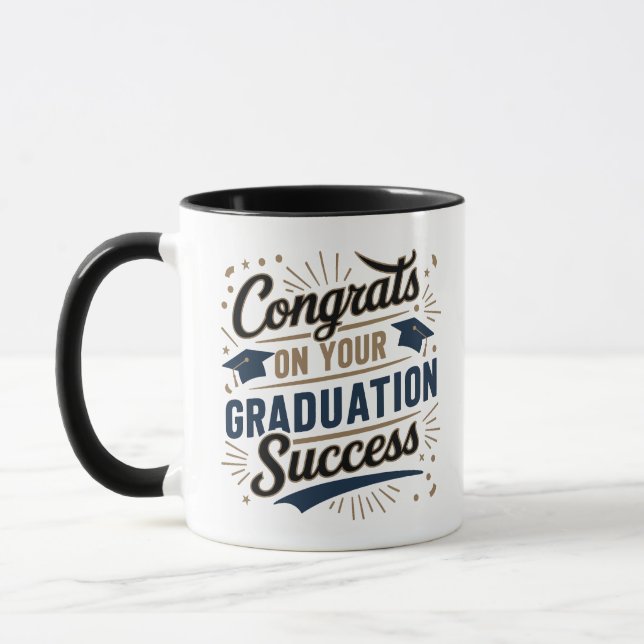 Mug Félicitations pour votre réussite à l'obtention de (Gauche)