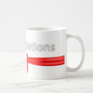 Mug Félicitations saluant