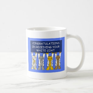 Mug Félicitations sur recevoir le manteau blanc