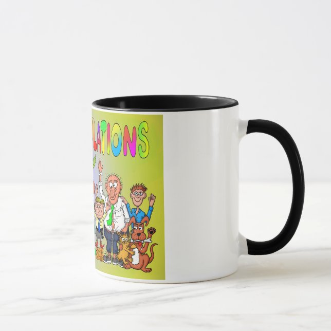 Mug Félicitations sur votre nouveau travail (Droite)