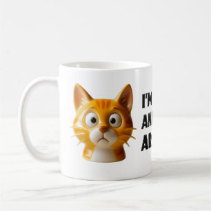 Mug Féline curieux avec une question qui ronronne !