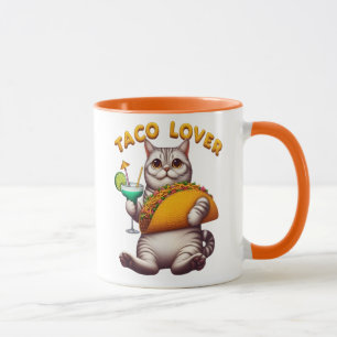 Mug Feline Fiesta avec Taco et boire