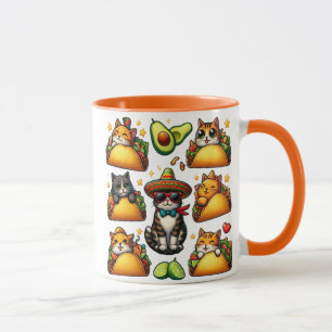 Mug Feline Fiesta : Chats et Tacos