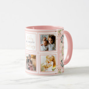 Mug Feliz Dia De Las Madres Fête des Mères Pêche Flora