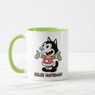 Mug Feliz Navidad le chat