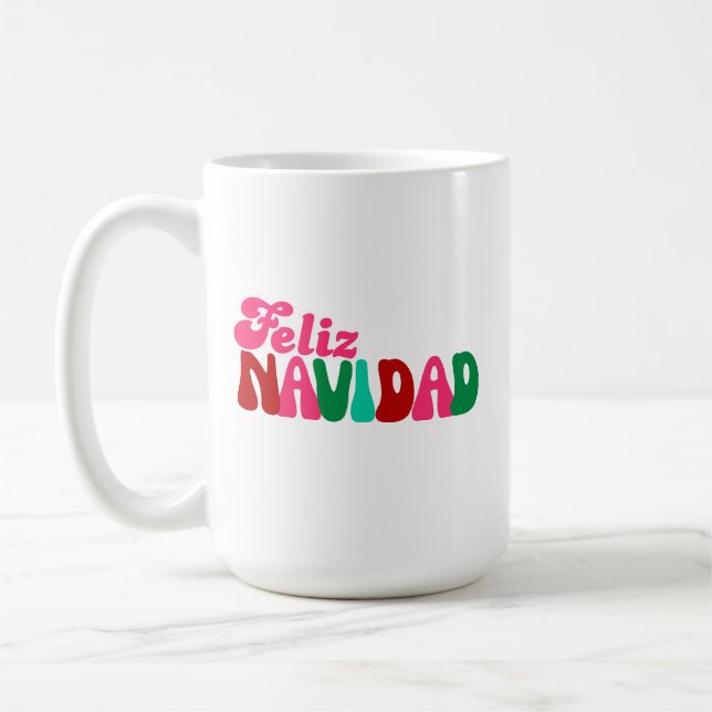 Mug Feliz Navidad - Maximaliste lumineux (Gauche)