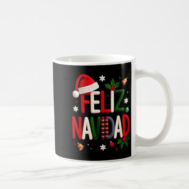 Mug Feliz Navidad Pajamas Spanish Mexican Christmas Bo (Droite)