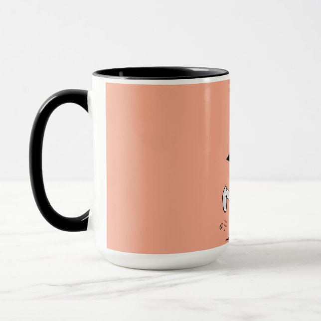 Mug Feliz tarde con un vaso Juan Pueblo (Gauche)
