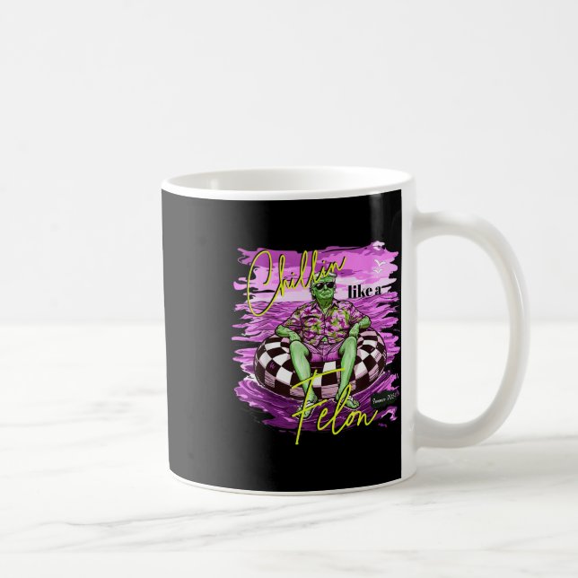 Mug Felon Chilling Été Comme Felon Summer Drôle Tr (Droite)