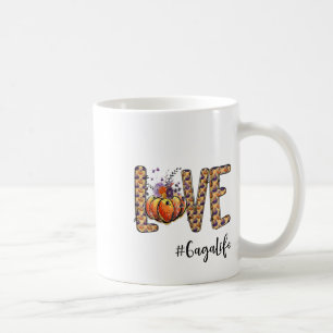 Mug Femens Love Gaga Vie Citrouille Automne Halloween