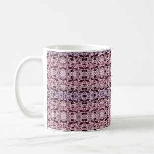 Mug Feminine Pretty Rose Pastel Abstrait rayé