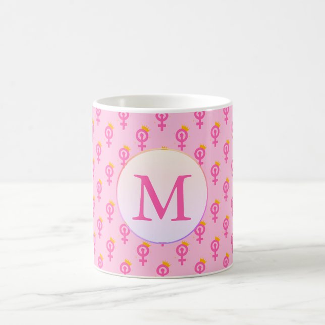 Mug Féministe Personnalisé Rose (Centre)