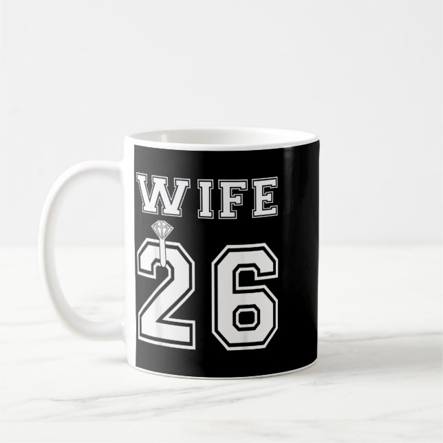 Mug Femme 2026 Mari Fiançailles Mariage (Gauche)