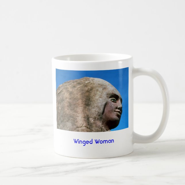Mug Femme à ailes (visage) /Mug (Droite)