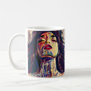 Mug Femme Abstraite