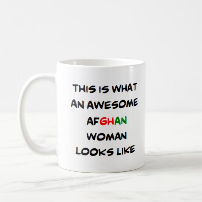 Mug femme afghane, géniale (Gauche)