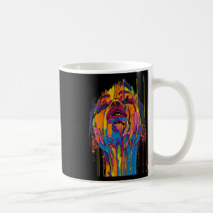 Mug Femme africaine cool visage peint couleur afro Jun