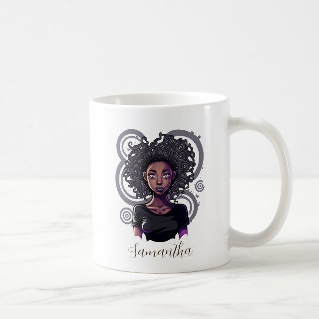 Mug Femme afro magique (Droite)