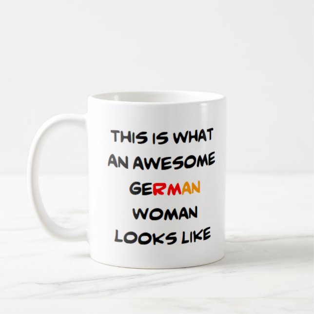 Mug femme allemande, géniale (Gauche)