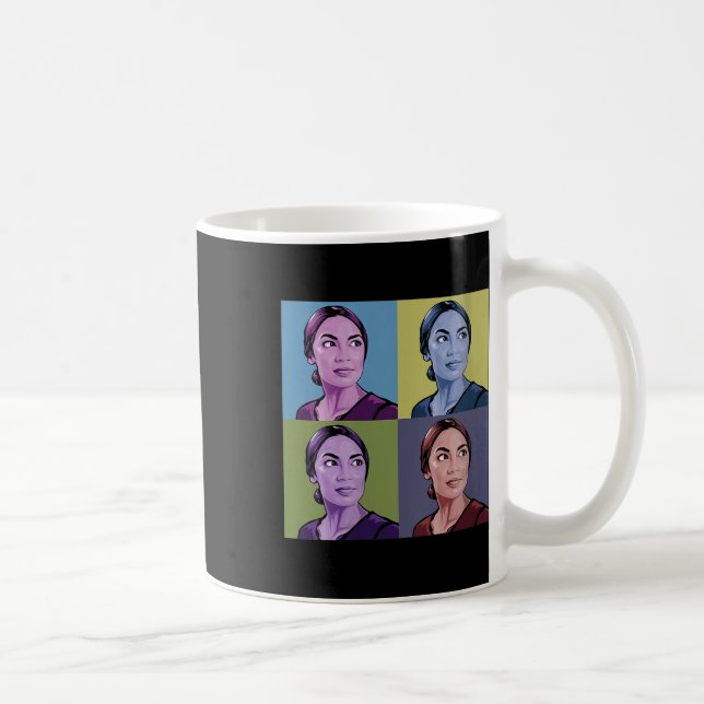 Mug Femme Aoc Alexandria Ocasio-cortez First Femme P (Droite)