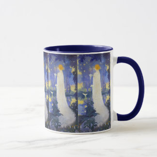 Mug Femme Art Nouveau avec Calla Lilies
