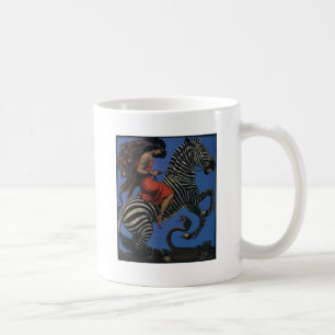 Mug Femme Art Nouveau Zèbre Vintage