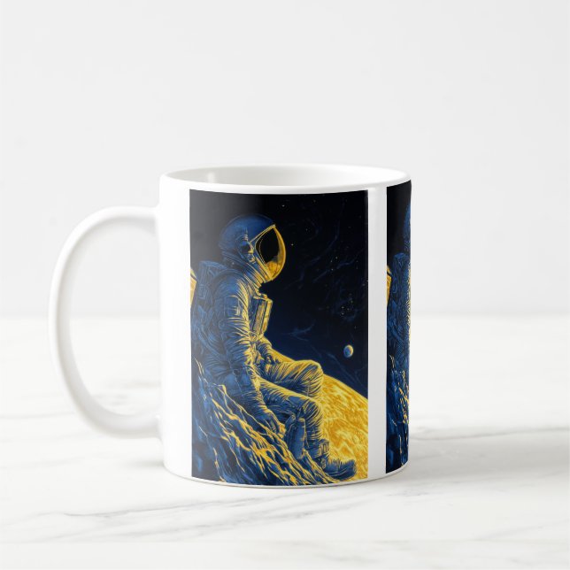 Mug Femme astronaute (Gauche)