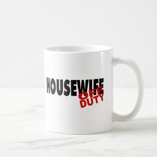 Mug Femme au foyer chaude (noir)