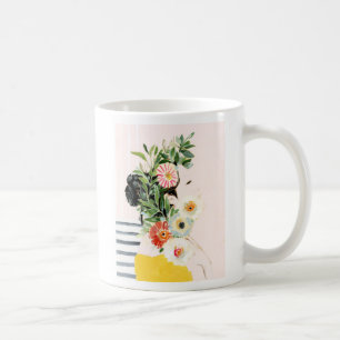Mug Femme aux fleurs