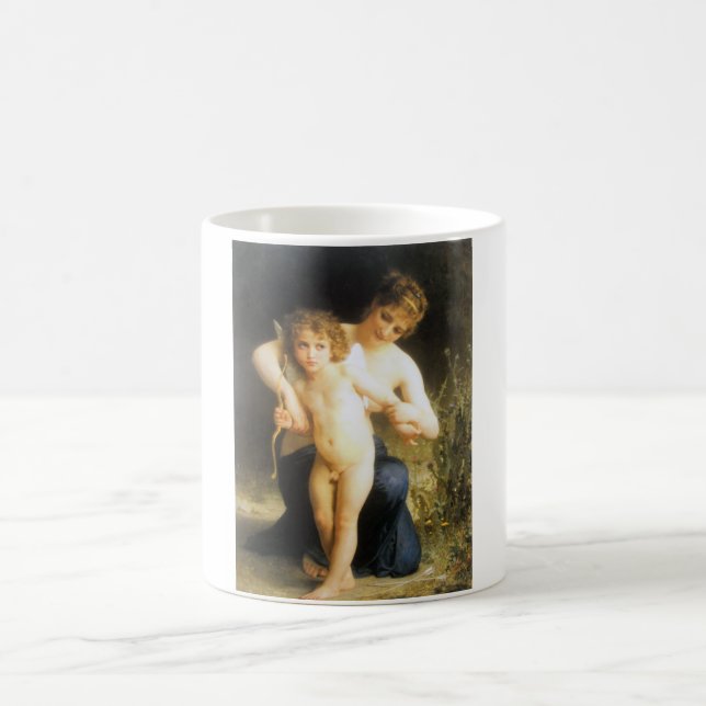 Mug Femme avec Cupidon, Bouguereau (Centre)