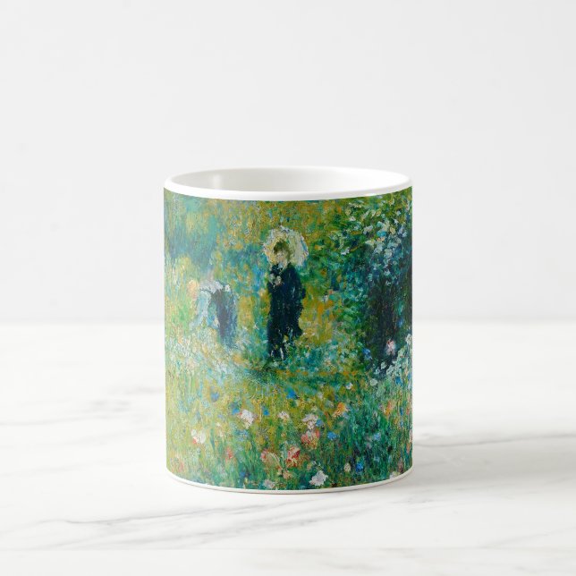 Mug Femme avec Parasol, Jardin, Renoir (Centre)