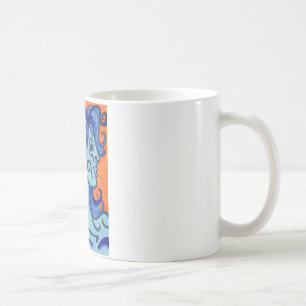 Mug femme bleue