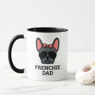 Mug Femme Blue French Bulldog Frenchie Chien Papa