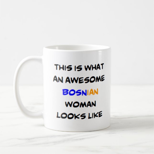 Mug femme bosnienne, géniale (Gauche)