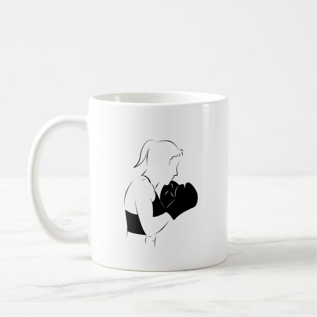 Mug Femme Boxer (Gauche)