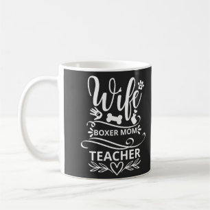 Mug Femme Boxer Maman Enseignant Drôle Chien