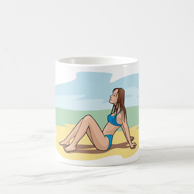 Mug Femme bronzage (Créateur téléchargé)