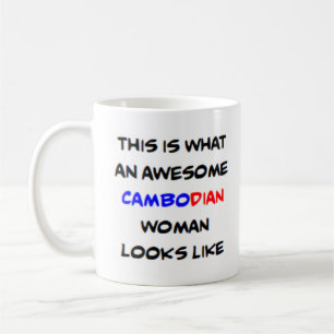 Mug femme cambodgienne, formidable