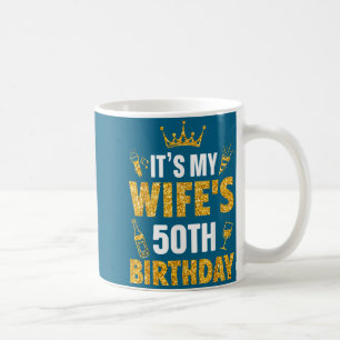 Mug Femme c'est les 50 ans de ma femme 1975 50 ans