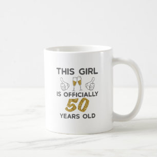 Mug Femme Cette Fille Officiellement 50 Ans 50ème Anni