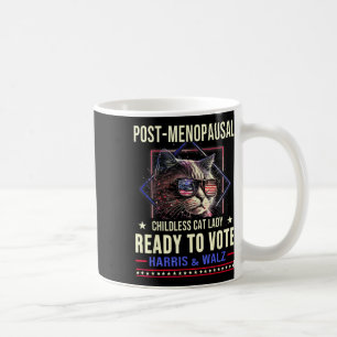 Mug Femme Chatte Sans Enfant Après La ménopause Prête