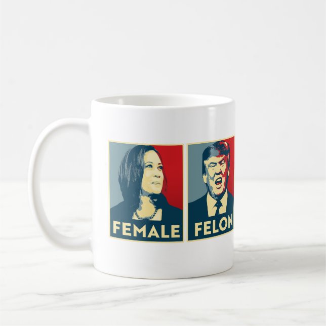 Mug Femme contre Felon (Gauche)