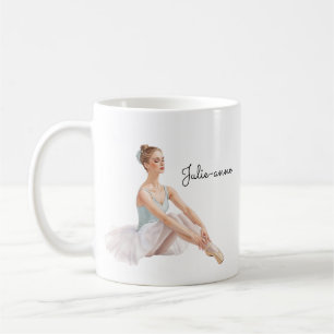 Mug Femme de ballet personnalisée