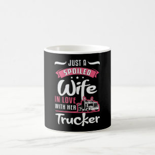 Mug Femme De Camionneurs Juste Une Femme Maltraitée Co