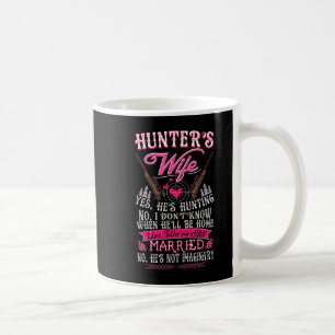 Mug Femme de chasseur Oui Il chasse un don de cerf pou