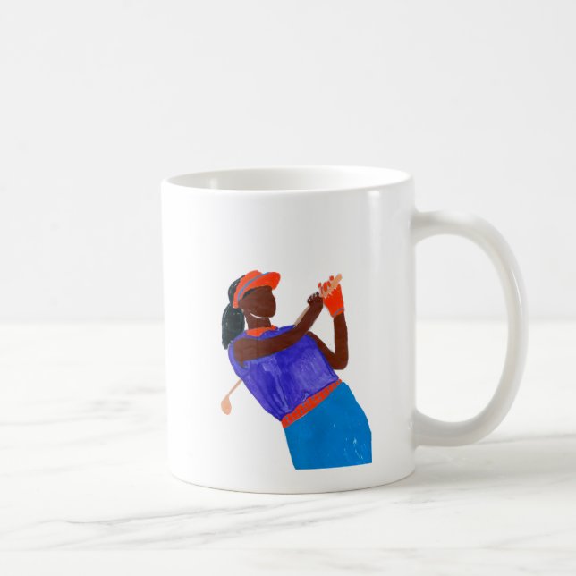 Mug Femme de golfeur (Droite)