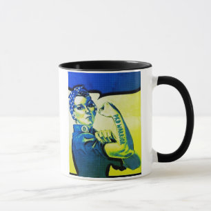 Mug FEMME de GUERRIER de PKD - rétro amusement de
