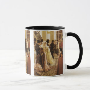 Mug Femme de mode par Tissot, Art Victorien Vintage